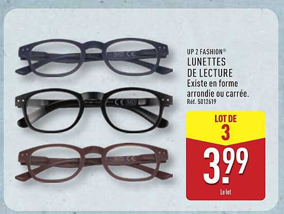 UP 2 FASHION® LUNETTES DE LECTURE
