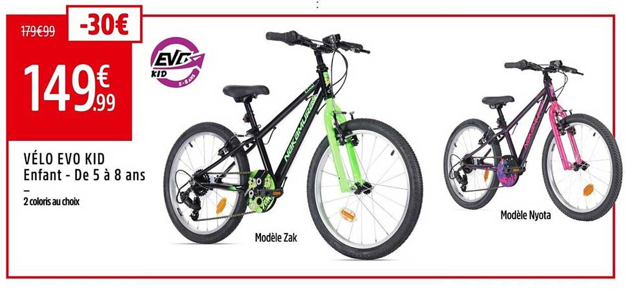 VÉLO EVO KID Enfant - De 5 à 8 ans