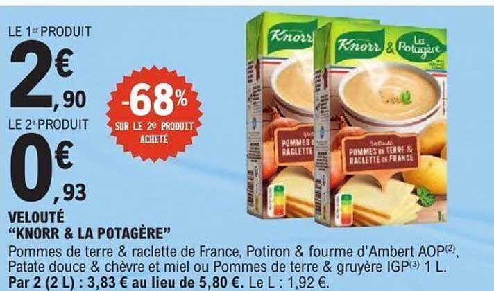 VELOUTÉ "KNORR & LA POTAGÈRE"