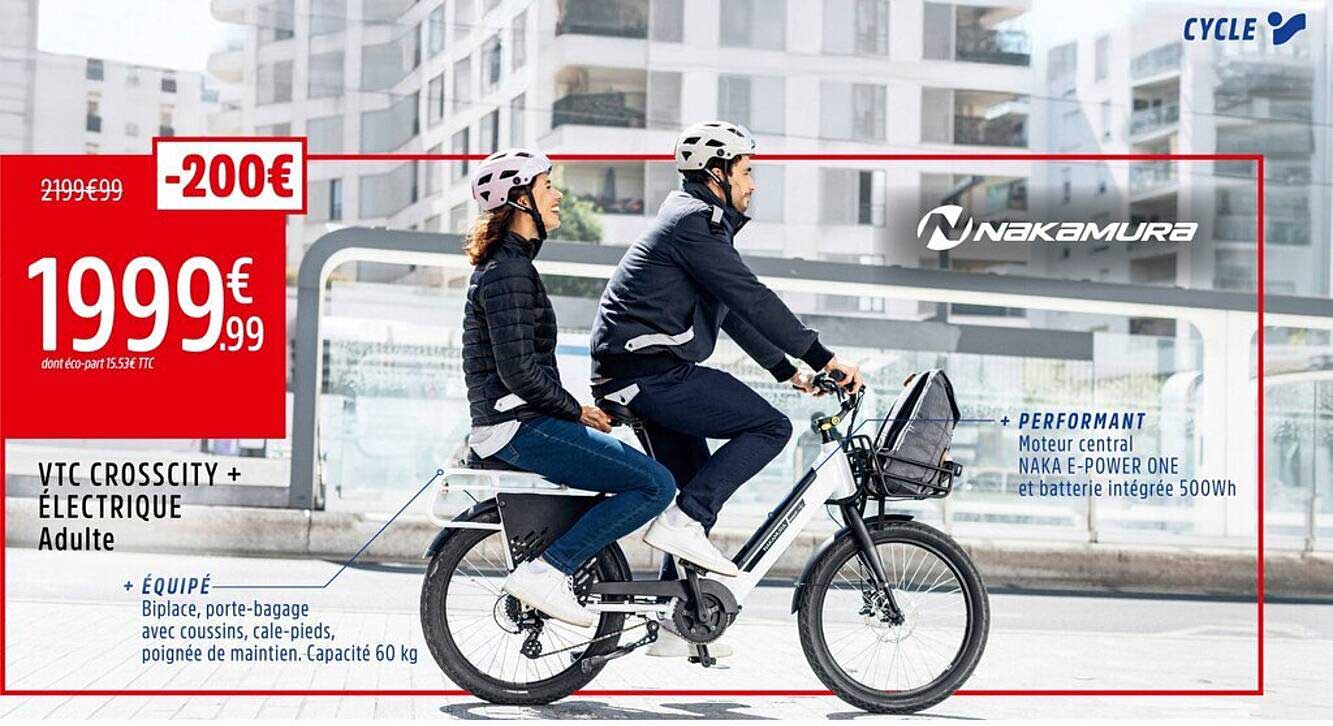 VTC CROSSCITY + ÉLECTRIQUE Adultes