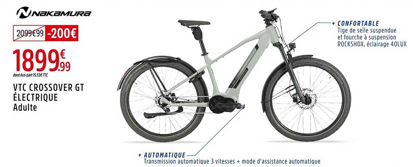 VTC CROSSOVER GT ÉLECTRIQUE