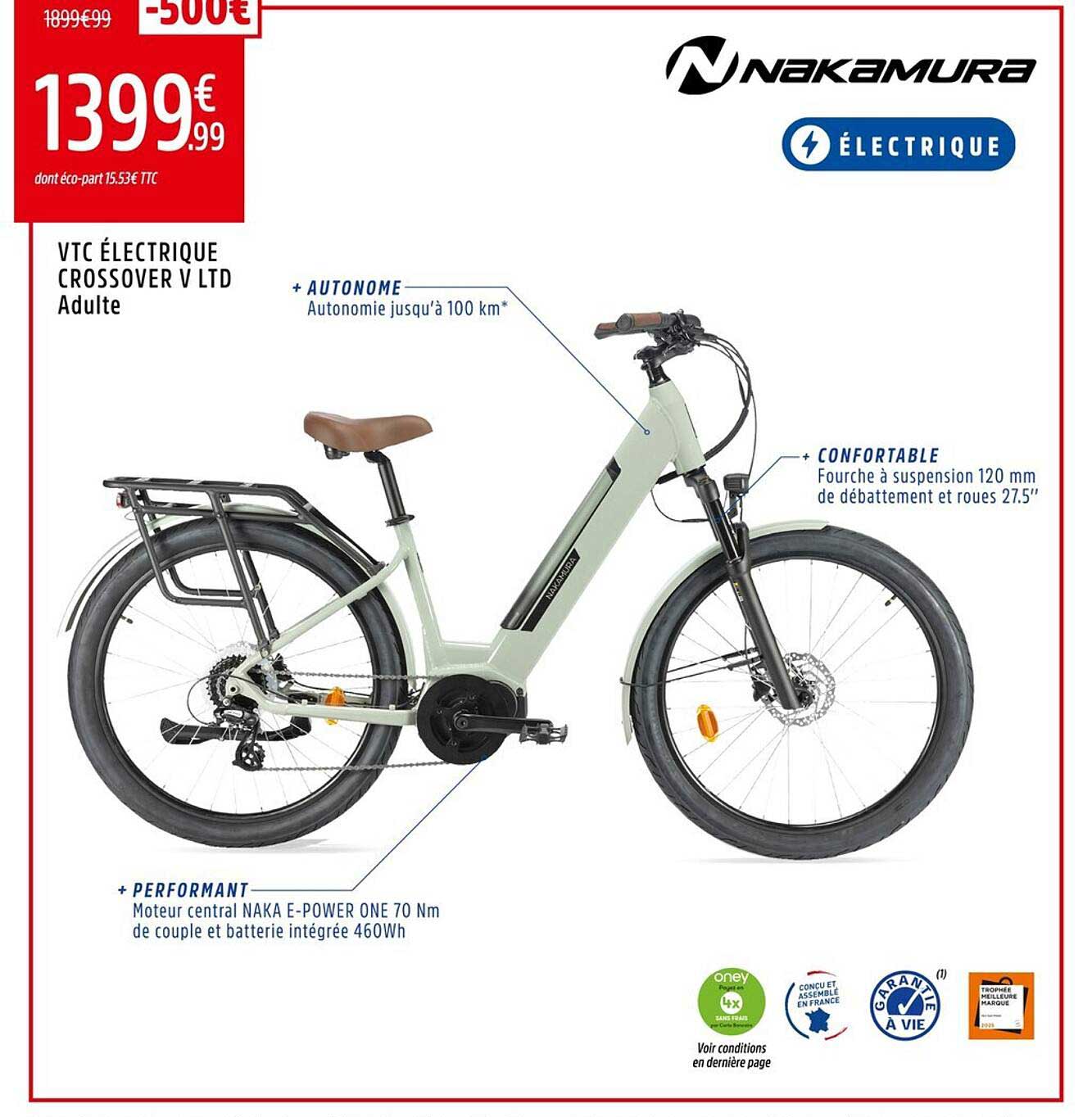 VTCE ÉLECTRIQUE CROSSOVER V LTD Adult