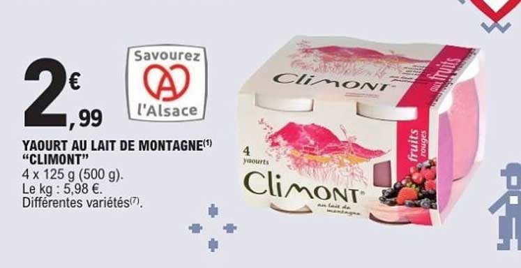 Yaourt au lait de montagne "Climont"