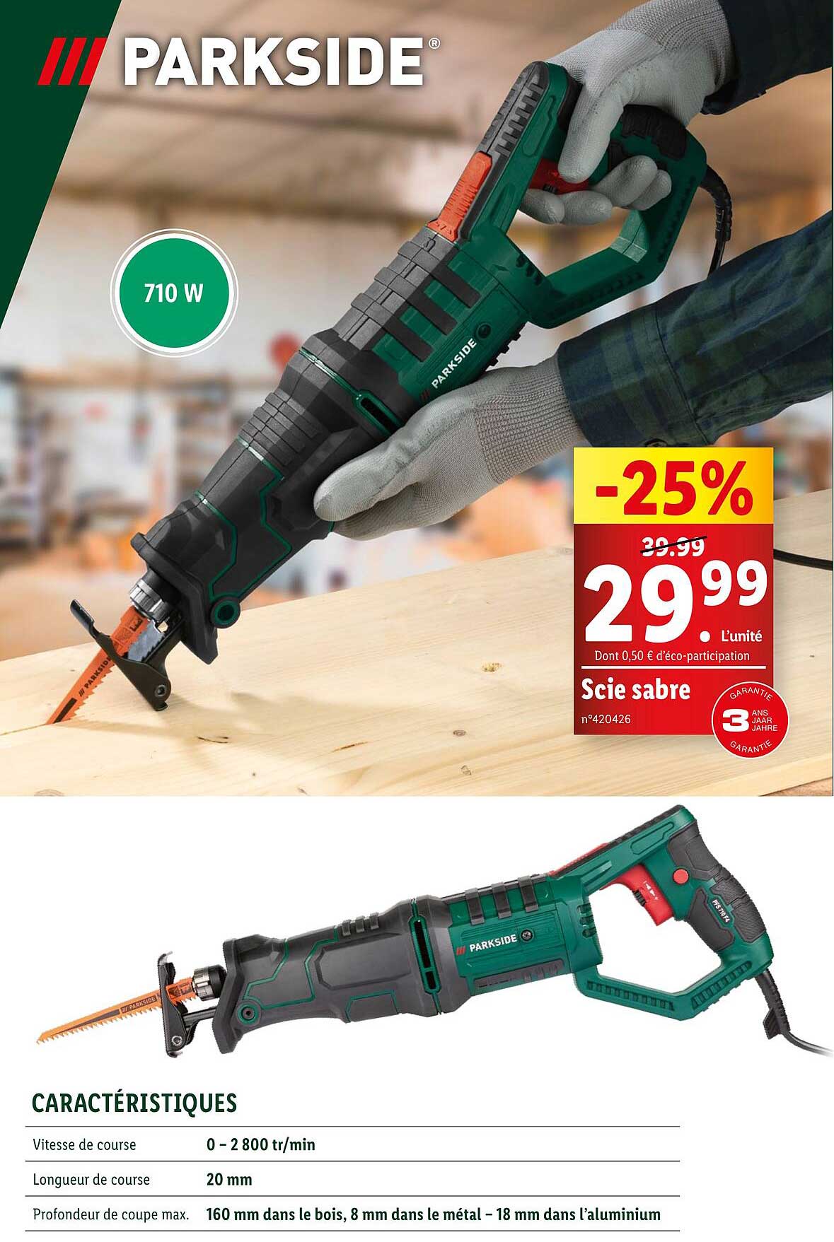 Scie Sabre Lidl Prix