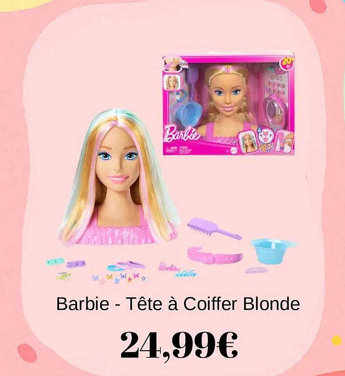 Serviette Cheveux Microfibre Barbie - Ultra Absorbante, Séchage Rapide, Maintien Par Bouton - Rose Poudré | Produit Officiel Mattel - 6