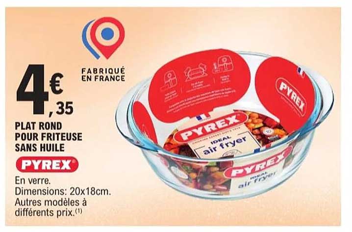 PLAT ROND POUR FRITEUSE SANS HUILE