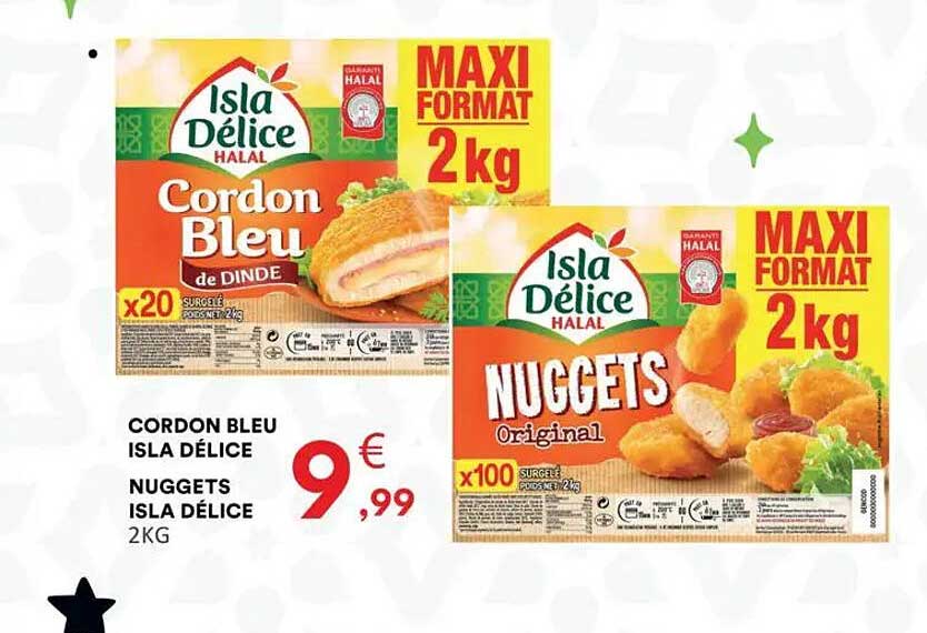 Cordon Bleu Isla Délice
Nuggets Isla Délice