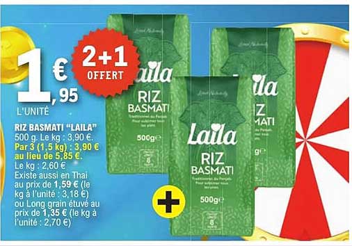 Leclerc Riz Basmati Promo Riz Basmati