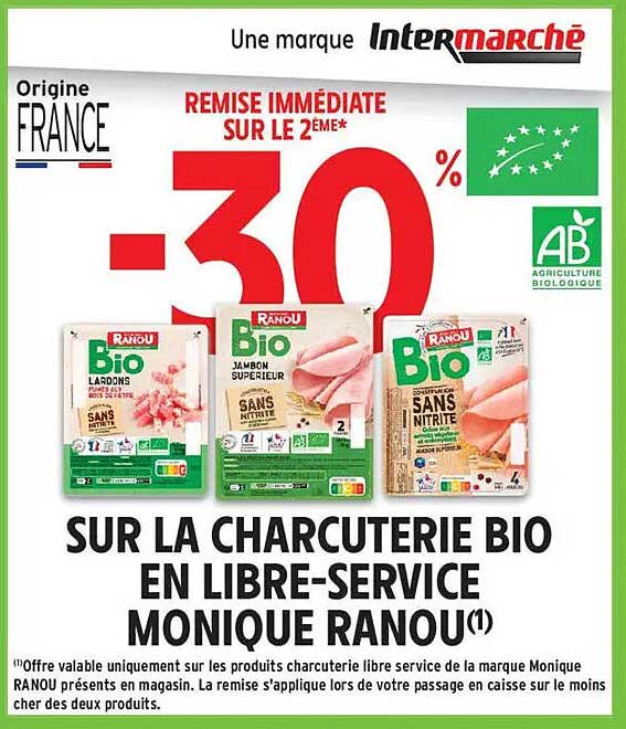 Promo Sur La Charcuterie Bio En Libre-Service Monique Ranou chez ...