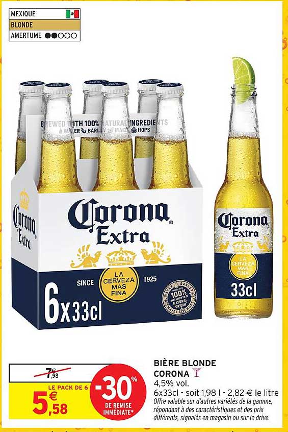 BIÈRE BLONDE CORONA