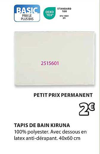 TAPIS DE BAIN KIRUNA