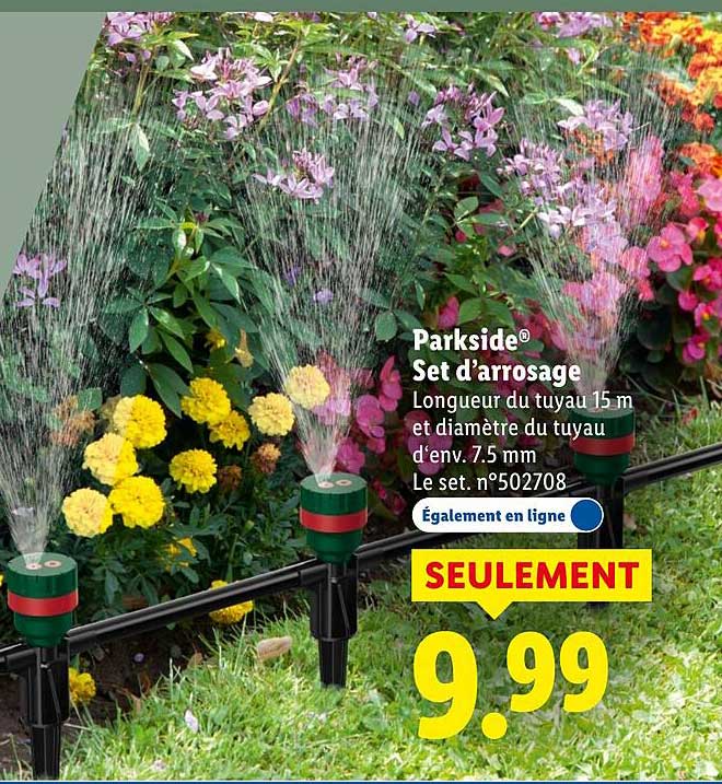 Parkside® Set d’arrosage