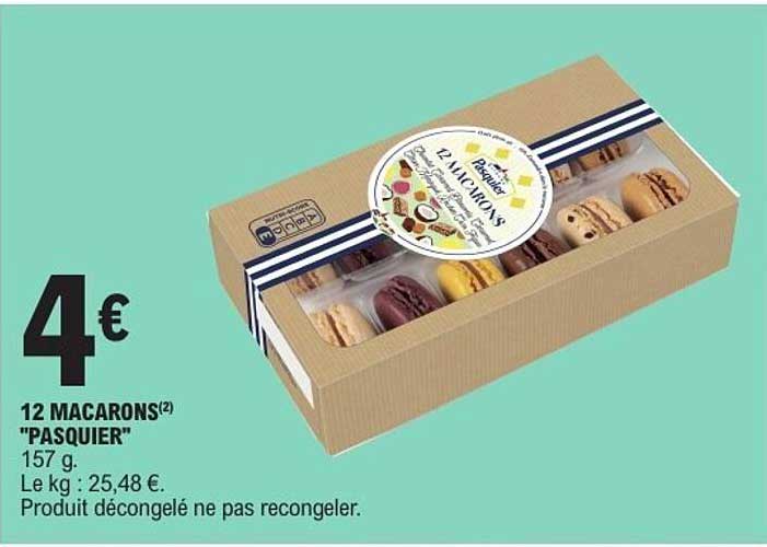 12 MACARONS "PASQUIER"