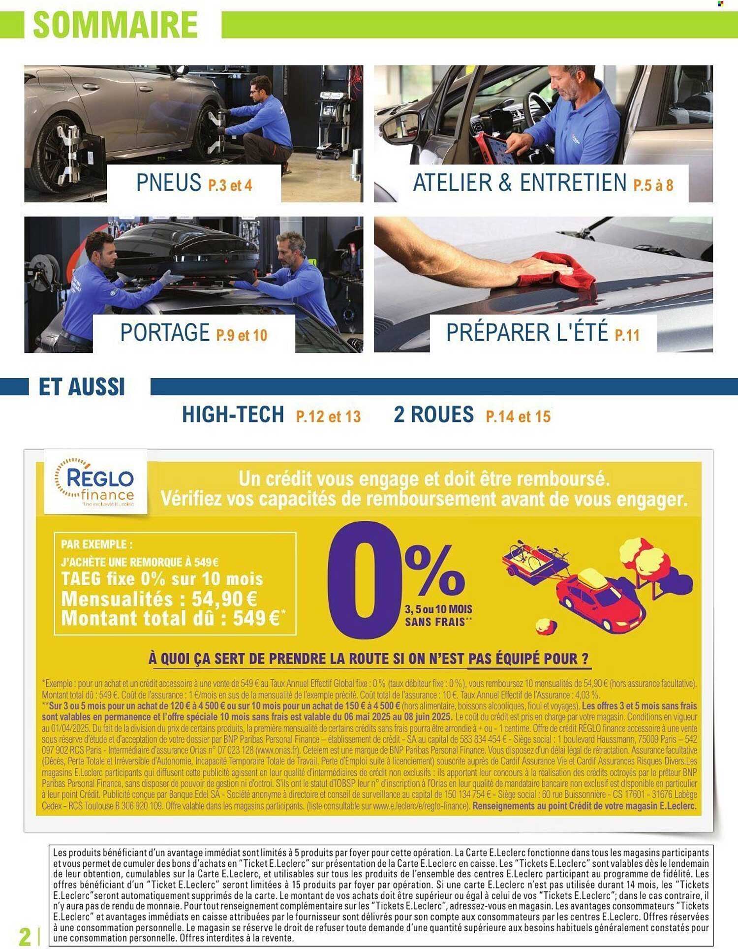 Achat d'une remorque à 549€