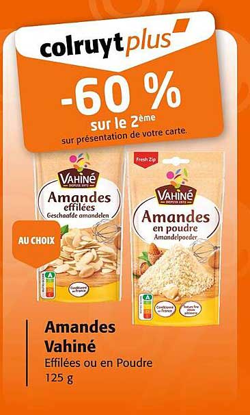 Amandes Vahiné