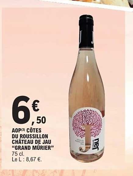 AOP CÔTES DU ROUSSILLON CHÂTEAU DE JAU "GRAND MURIER"