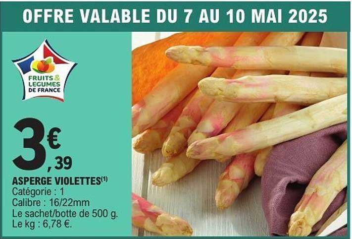 ASPERGE VIOLETTES