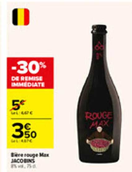 Bière rouge Max JACOBINS