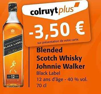 Blended Scotch Whisky Johnnie Walker Black Label