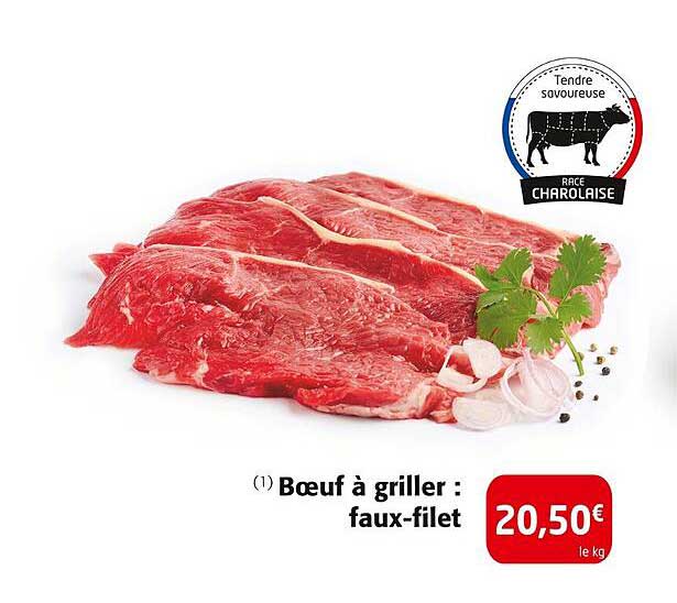 Bœuf à griller : faux-filet