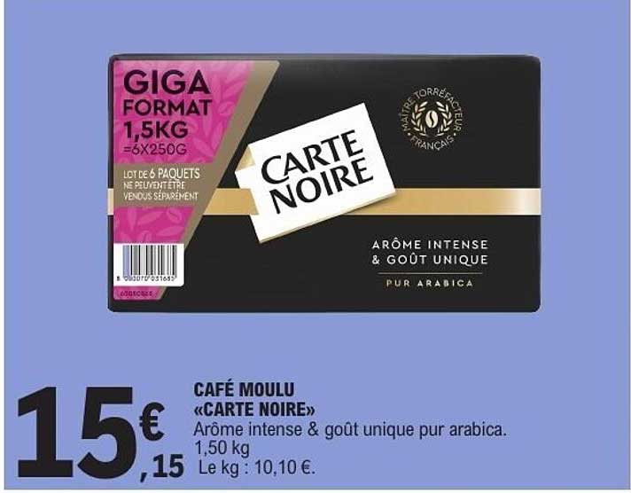 CAFÉ MOULU «CARTE NOIRE»