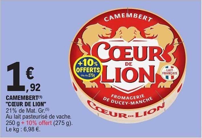 CAMEMBERT "CŒUR DE LION"