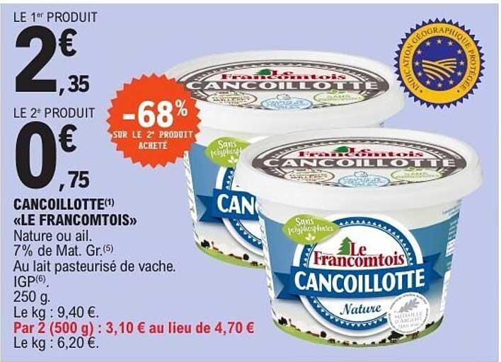 Cancoillotte « Le Franc-comtois »
