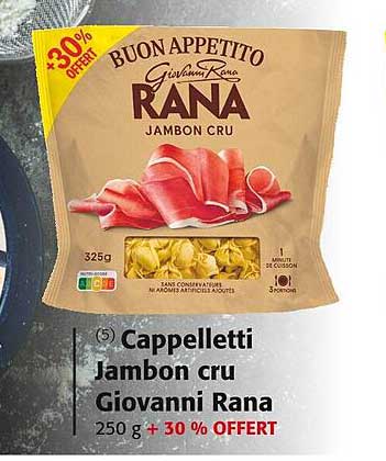 Cappelletti Jambon cru Giovanni Rana