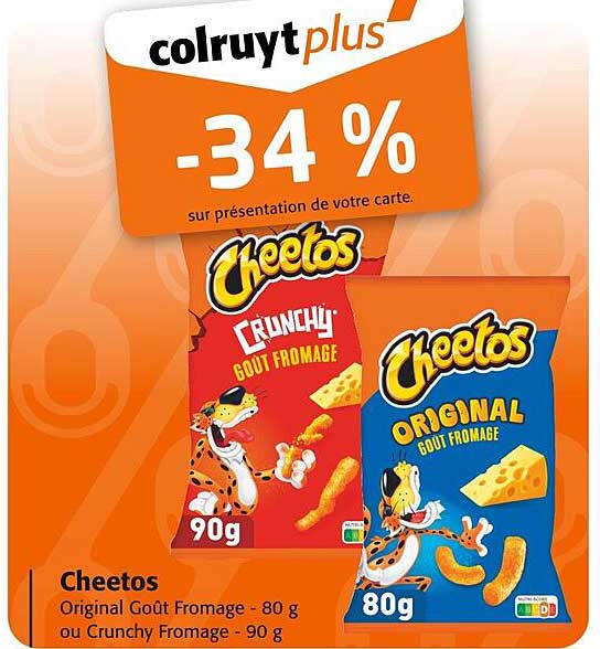 Cheetos -34 %