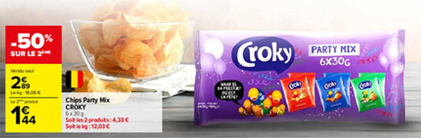 Chips Party Mix CROKY