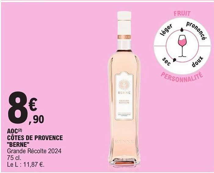 CÔTES DE PROVENCE "BERNE"
