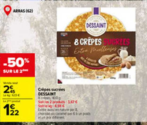 Crêpes sucrées DESSAINT