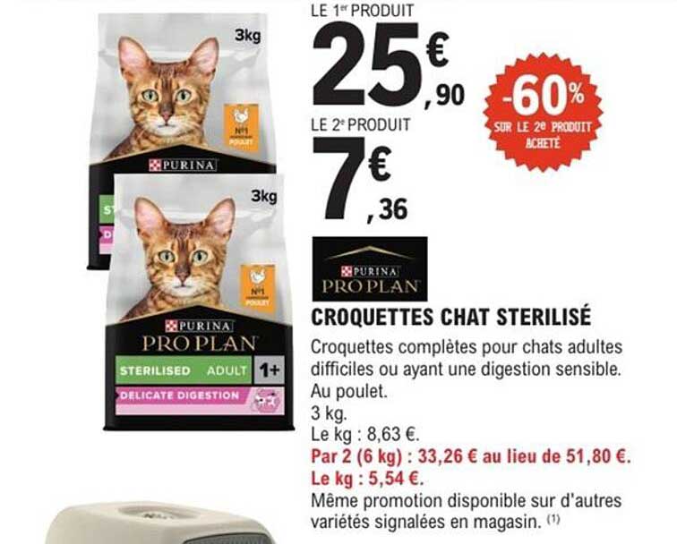 CROQUETTES CHAT STÉRILISÉ