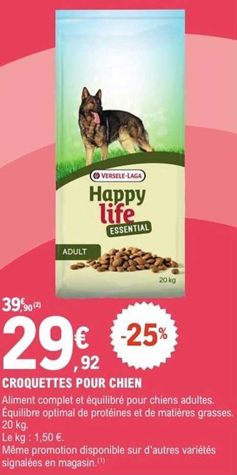CROQUETTES POUR CHIEN