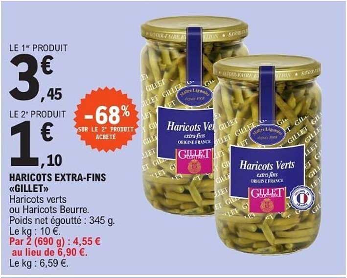 HARICOTS EXTRA-FINS «GILLET»
