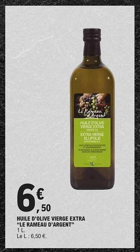 HUILE D’OLIVE VIERGE EXTRA “LE RAMEAU D’ARGENT”
