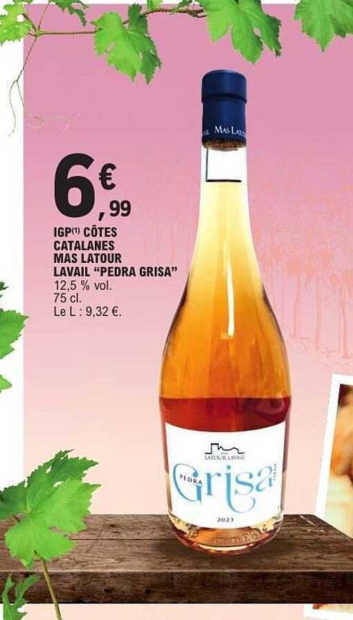 IGP CÔTES CATALANES MAS LATOUR LAVAIL "PEDRA GRISA"