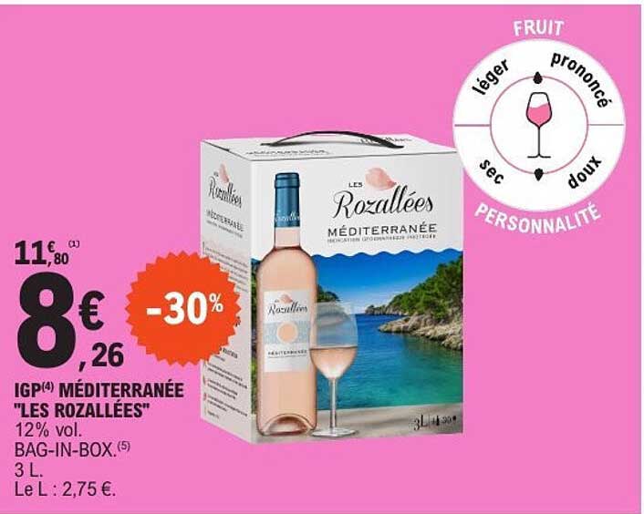 IGP MÉDITERRANÉE "LES ROZALLÉES"