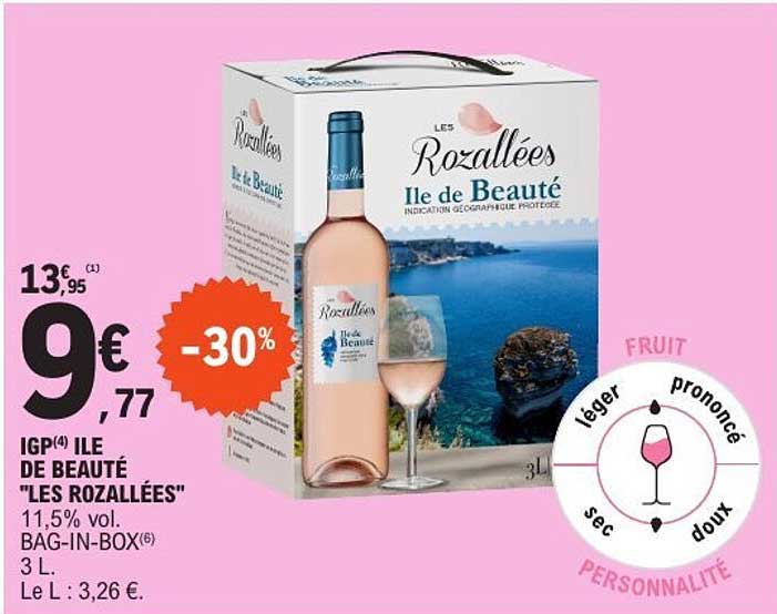 IGP(4) ILE DE BEAUTÉ "LES ROZALLÉES"