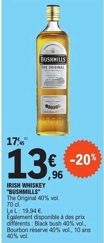 IRISH WHISKEY "BUSHMILLS"