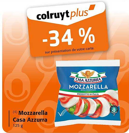 Mozzarella Casa Azzurra 125 g