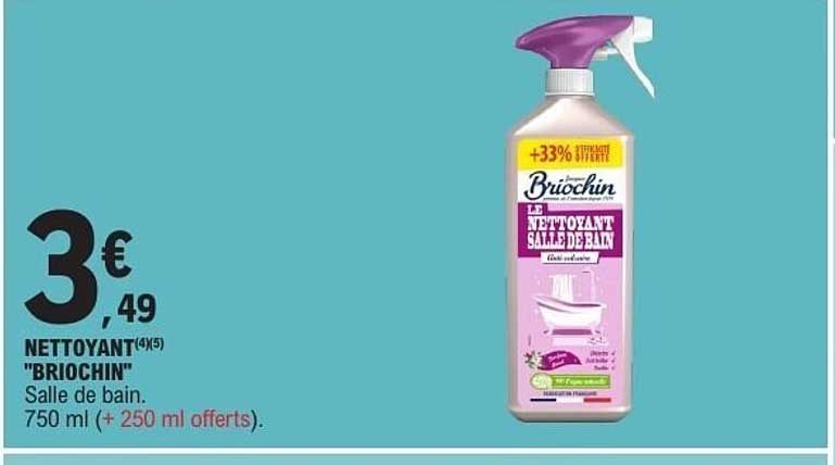 NETTOYANT "BRIOCHIN" Salle de bain.