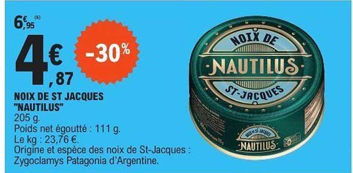 NOIX DE ST JACQUES "NAUTILUS"