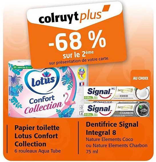 Papier toilette Lotus Confort Collection