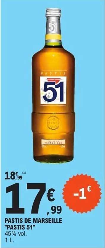 PASTIS DE MARSEILLE "PASTIS 51"