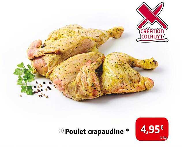 Poulet crapaudine *