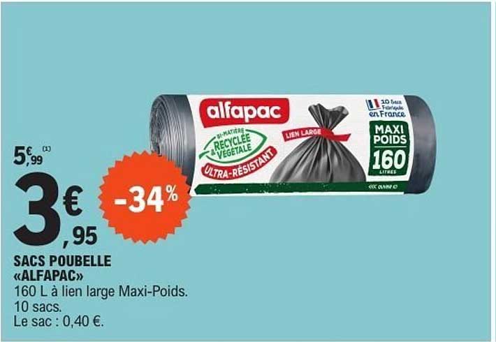 SACS POUBELLE «ALFAPAC»