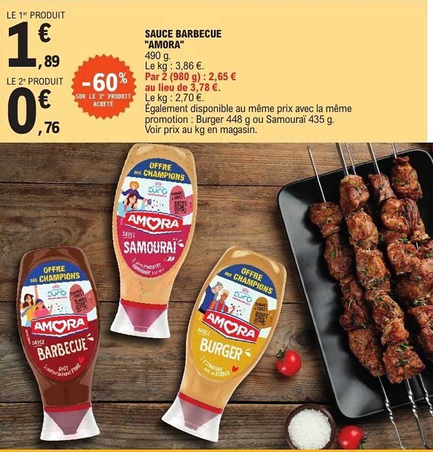 SAUCE BARBECUE "AMORA"