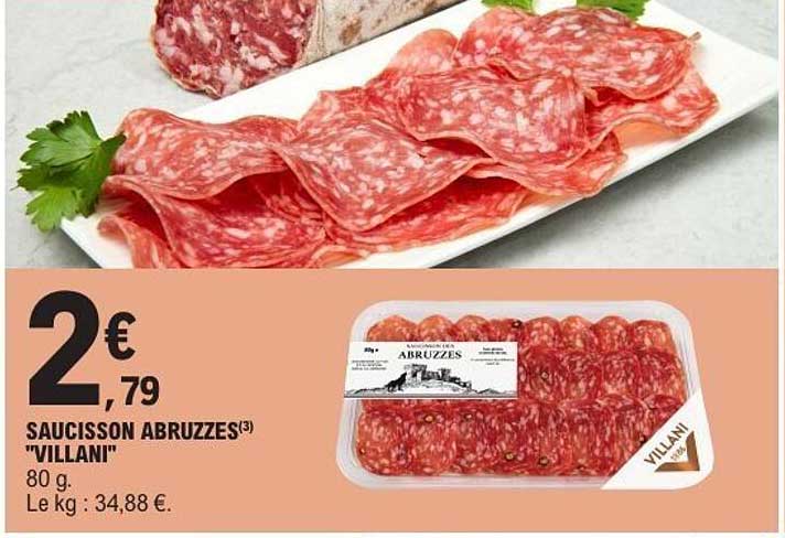 SAUCISSON ABRUZZES(3) 'VILLANI'