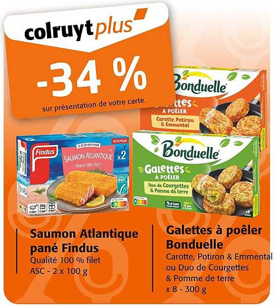 Saumon Atlantique pané Findus